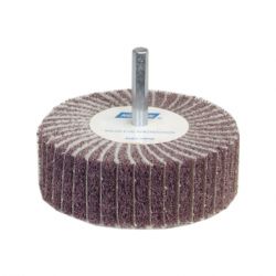 SAINT-GOBAIN NORTON 51722, BEAR-TEC FLAP WHEEL - 2" X 1" X 1/4" SHK 51722