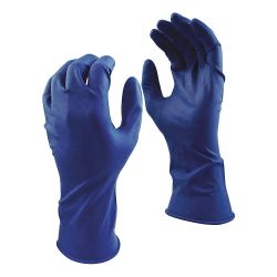 GLOVE DISPOSABLE NITRILE BLUE - 50/BX XL 15MM