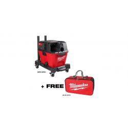 M18 FUEL WET/DRY VACUUM KIT - 12 GALLON C/W TOOL STORAGE BAG DUAL BATTERY