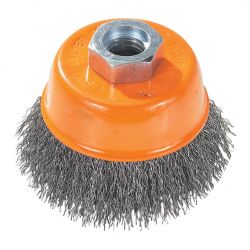 WALTER SURFACE TECHNOLOGIES 13D302, 3"M14X2 CUP BRUSH 13D302