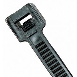 CABLE TIE,STANDARD,17.7 IN.,BL ACK,PK50