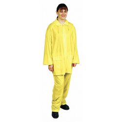 3 PIECE RAINSUIT W/DETACHABLE HOOD,