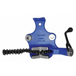 BENCH CHAIN VISE,TOP SCREW,1/4 -6 CP