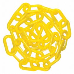 2IN PLASTIC CHAIN YELLOW 100FT