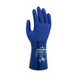 CHEMICAL RESISTANT GLOVES,B LUE,XL,PR