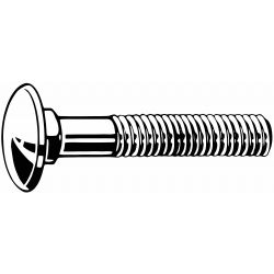 CARRIAGE BOLT UNC 1/2-13X1-1/2 50/PK