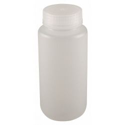 BOTTLE,250 ML,8 OZ,WIDE MOUTH, PK 12