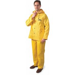 3 PIECE RAINSUIT W/DETACHABLE HOOD,