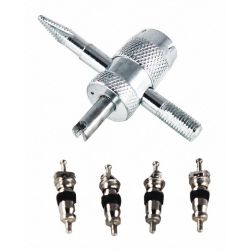 4-WAY VALVE TOOL,W/ VALVE CORE S