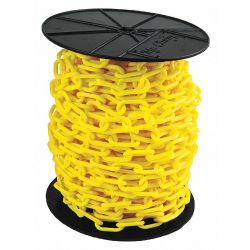 CHAIN PLASTIC #8 YELLOW REEL 2 X125