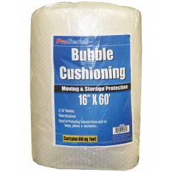 BUBBLE ROLL,16IN. X 60 FT.,CLEAR