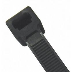 CABLE TIE,STANDARD,7.9 IN.,BLA CK,PK100