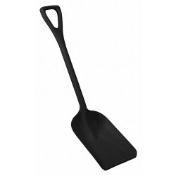 11IN 1-PC HYGIENIC SHOVEL, BLACK