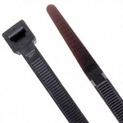 CABLE TIE,STANDARD,7.9 IN.,BLA CK,PK100