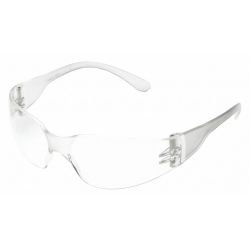 SAFETY GLASSES,CLEAR,UNCOATED