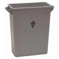 RECTANGULAR CONTAINER 15 7/8 G GRAY