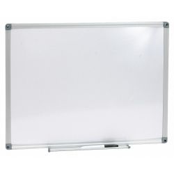 DRY ERASE BOARD,24IN W,SILVER