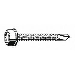 SCREW SDRL ZP HX WSH 8-18X1,20 0/PK