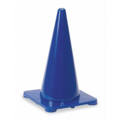 TRAFFIC CONE,18 IN.BLUE