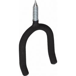 SCREW IN HOOK BLACK VINYL COAT ED