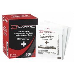 PADS GAUZE STERILE 2INX2IN 100 /BX