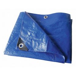 TARP POLYETHYLENE BLUE 8X10 FT