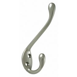 HEAVY DUTY COAT HOOK,NICKEL