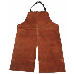 SPLIT LEG WELDING BIB APRON,42 "X24"