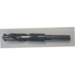 DRILL RED SHANK,HSS,STEAM OXID E,45/64"