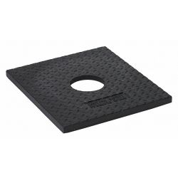 DELINEATOR BASE,BLACK,15"L,1"H 17"W