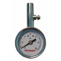 DIAL TIRE PRESSURE GAUGE,60 PS I