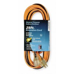 EXTENSION CORD,25 FT.,14/3 GA.