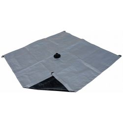 TARP,DRAINAGE,POLYETHYLENE,3X3 FT