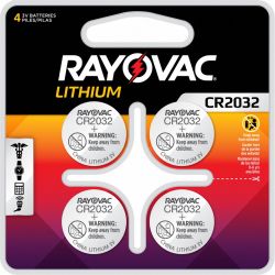 LITHIUM,COIN CELL BATTERY,3V D C,PK4