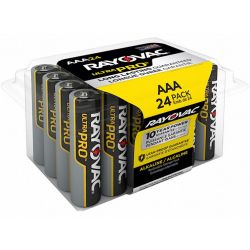 ULTRAPRO,ALKALINE,AAA BATTERY, PK24