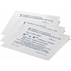 PADS GAUZE STERILE,4X4",100/PK