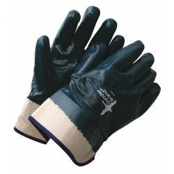 GLOVES NITRILE F/COATED S/CUFF