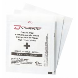 PADS GAUZE STERILE 3INX3IN 4/B X