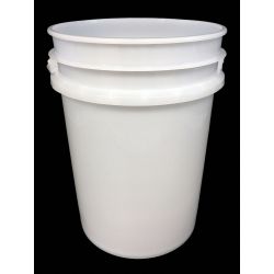 PLASTIC PAIL,ROUND,20 L,RED