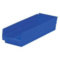 BIN SHELF 17.875 X 6.625 X 4 BLUE