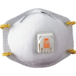 RESPIRATOR N95 W/VALVE 10/BOX