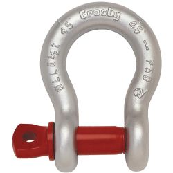 SHACKLE ANCHOR SCREWPIN S209 5/8IN