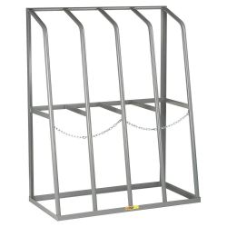 VERTICAL BAR RACK,60"H,48"W,24"D,GRAY