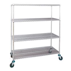 CART,WIRE,4 SHELVES