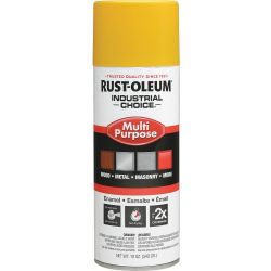 PAINT AEROSOL SAFETY YELLOW 12 OZ