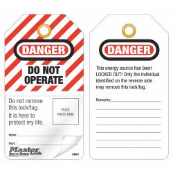 PHOTO ID DANGER TAGS,PK12