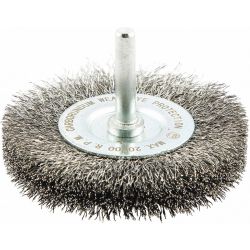 WIRE WHEEL BRUSH,0.008" DIA. W IRE