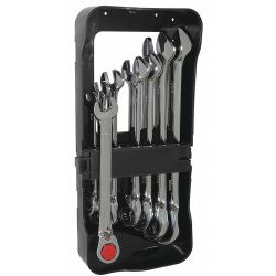 RATCHETING WRENCH SET,METRIC 12 PT.