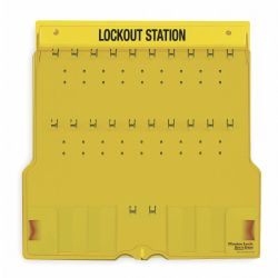 LOCKOUT STATION,UNFILLED,22 IN H