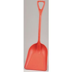 SHOVEL PLASTIC 14X17IN, 42IN L RED